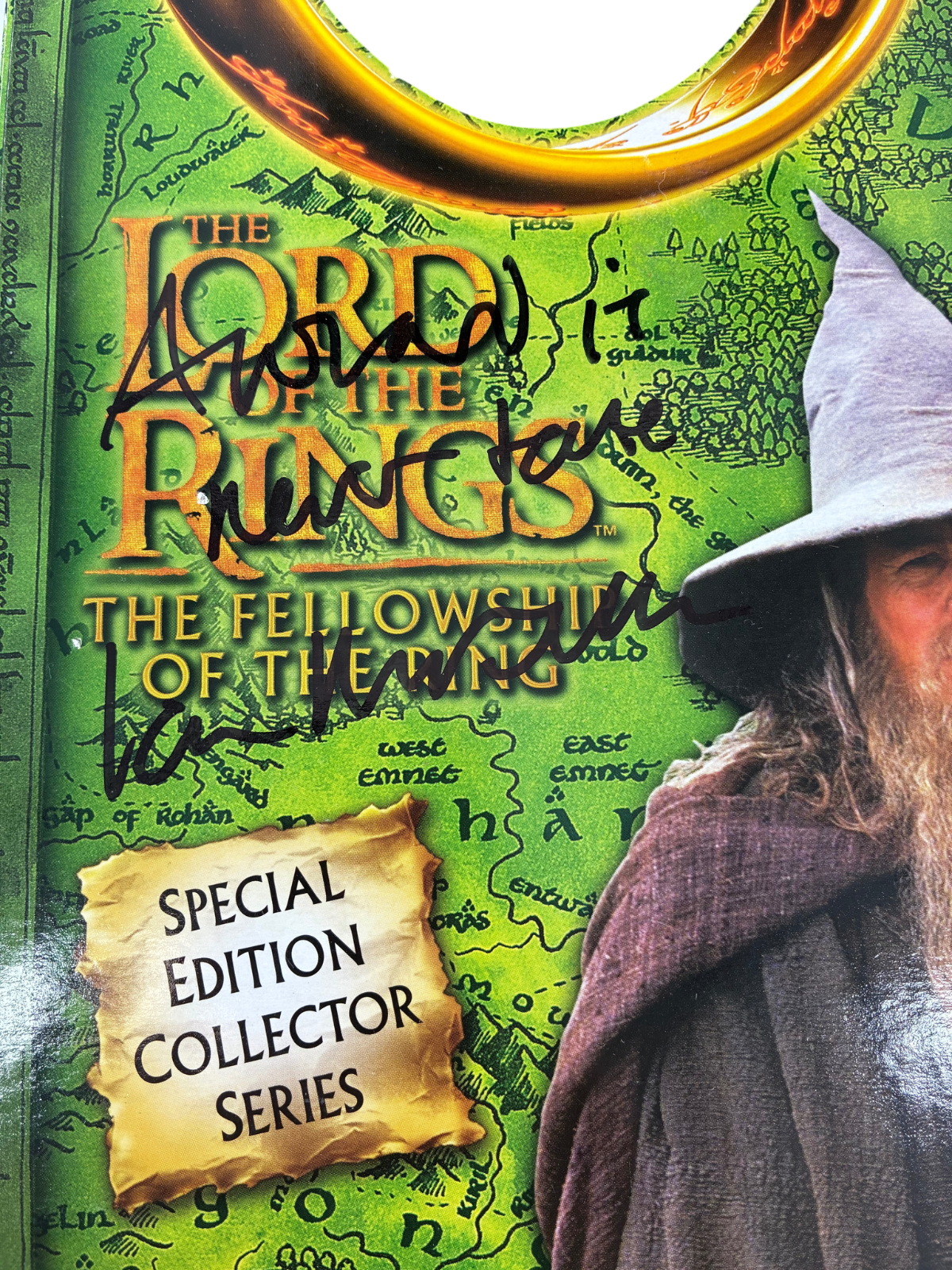 Ian McKellen Signed Autographed Inscribed 12" Collector Series LORD OF THE RINGS