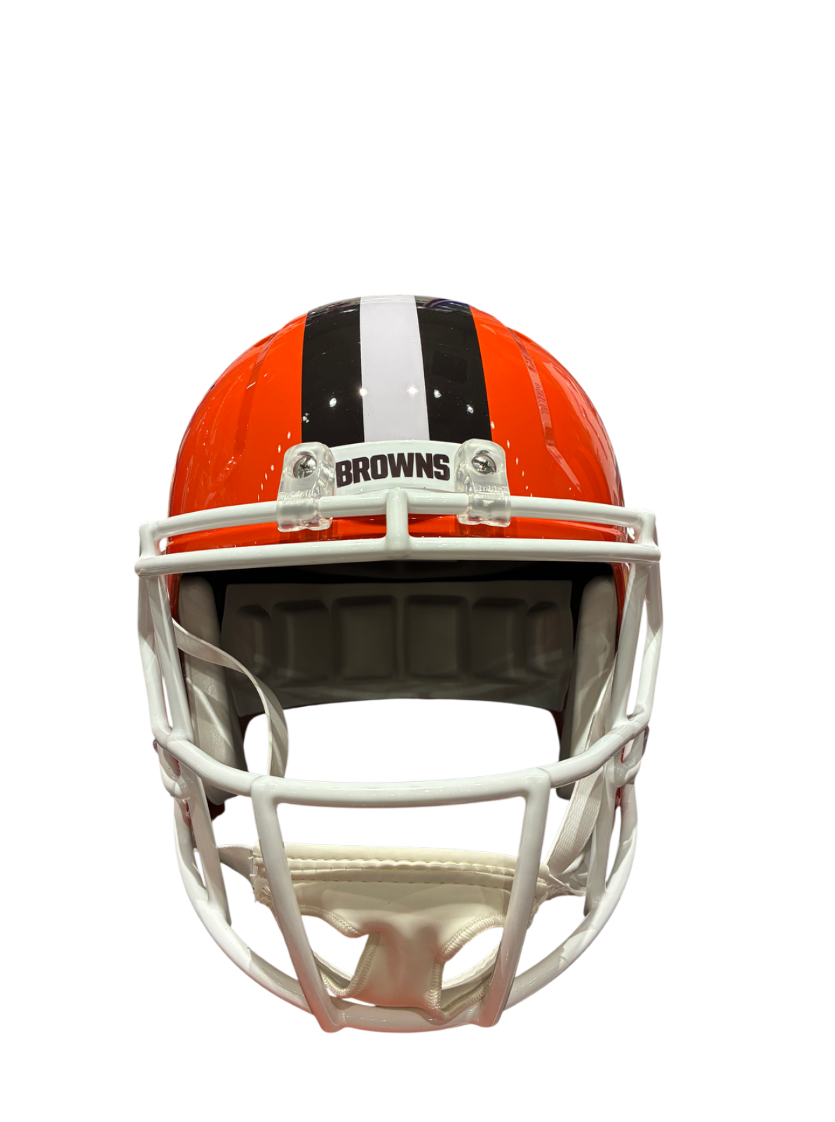 Harold Fannin Jr Signed Autographed Browns Speed Replica Helmet Prime Time