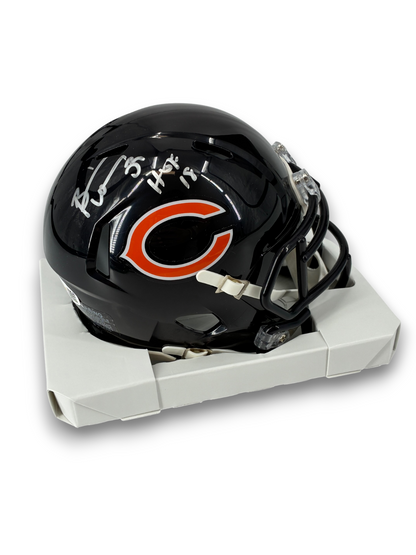 Brian Urlacher Signed Autographed Inscribed Bears Mini Helmet JSA COA