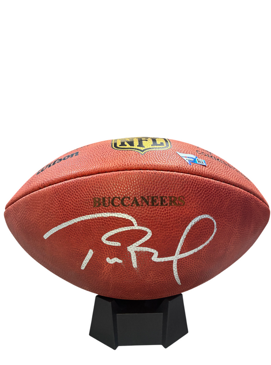 Tom Brady Buccaneers Signed NFL Wilson Duke Pro Football Fanatics Authentic