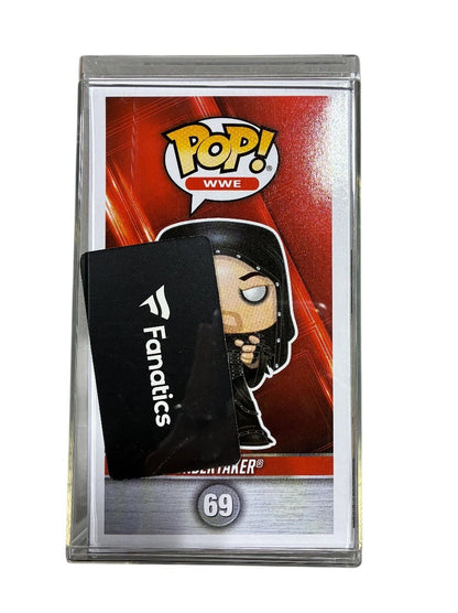 Undertaker WWE Signed #69 Fanatics Funko Pop! Figurine