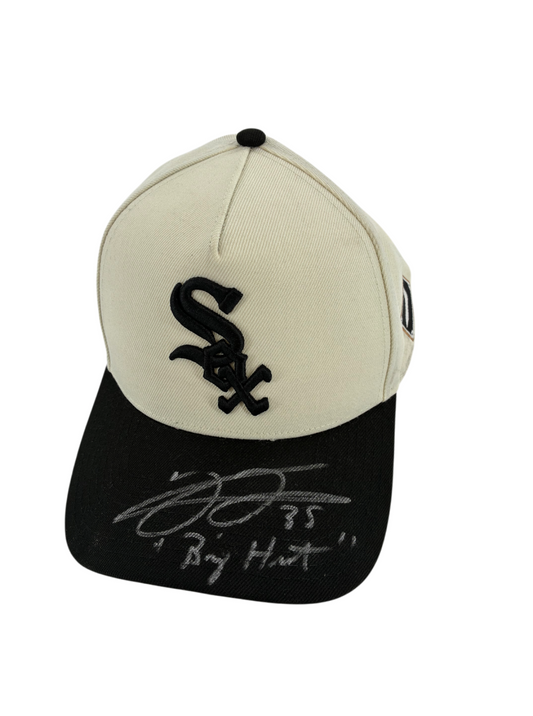 Frank Thomas Signed Autographed Inscribed White Sox Topps Limited Hat BAS COA