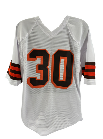 Devin Bush Signed Autographed Browns Custom Jersey Prime Time Witness