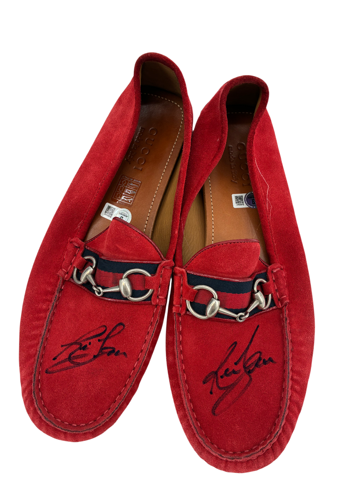 Ric Flair Signed Autographed Gucci Loafers BAS COA