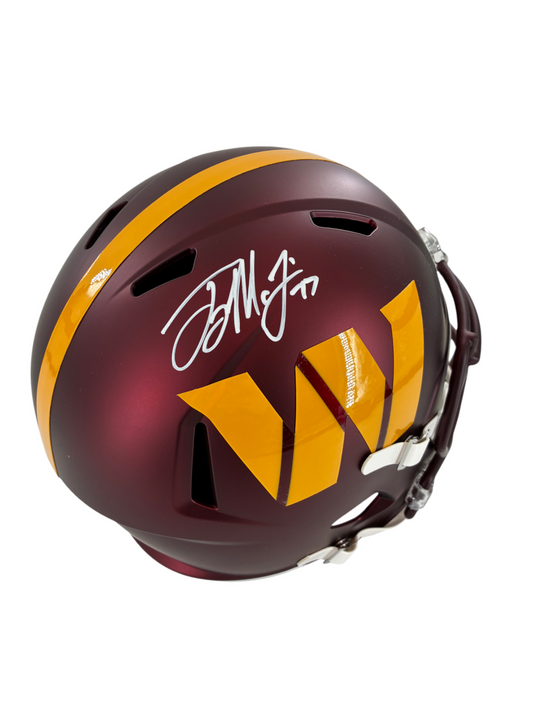 Terry McLaurin Signed Autographed Commanders Full Size Replica Helmet BAS COA