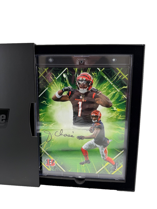 Jamar Chase Signed Autographed Bengals 8x10 Fanatics Emanate Authentic