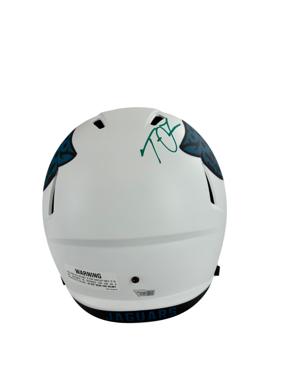 Trevor Lawrence Signed Autographed Jaguars FS Replica Helmet Fanatics Authentic