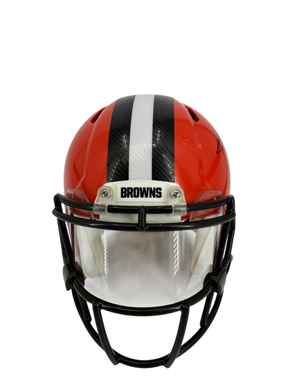 Johnny Manziel Signed Autographed Inscribed 2015 Season Used  Helmet PSA COA