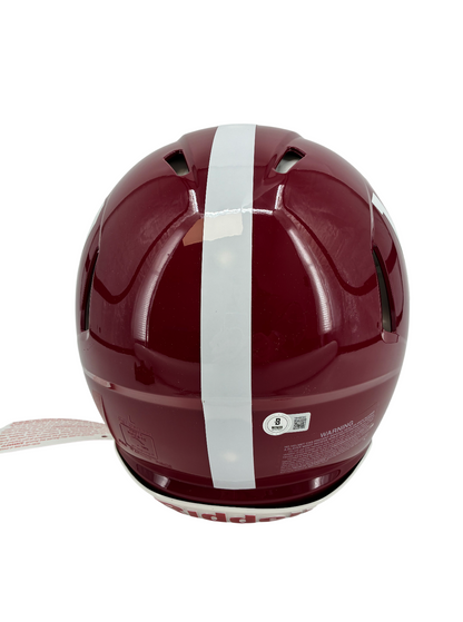 Nick Saban Signed Autographed Inscribed Roll Tide Riddell Helmet BAS COA