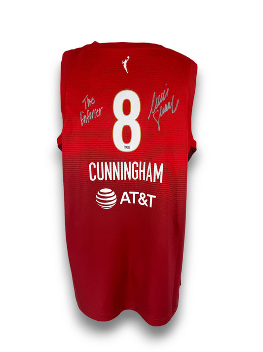 Sophie Cunningham Signed Autographed Inscribed Authentic Fever Jersey Prime Time