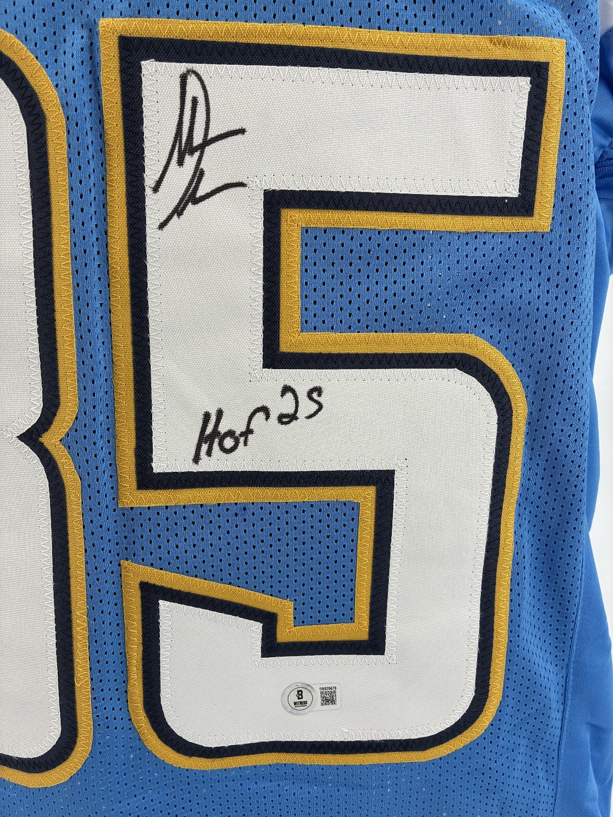 Antonio Gates Signed Autographed Chargers Jersey BAS COA