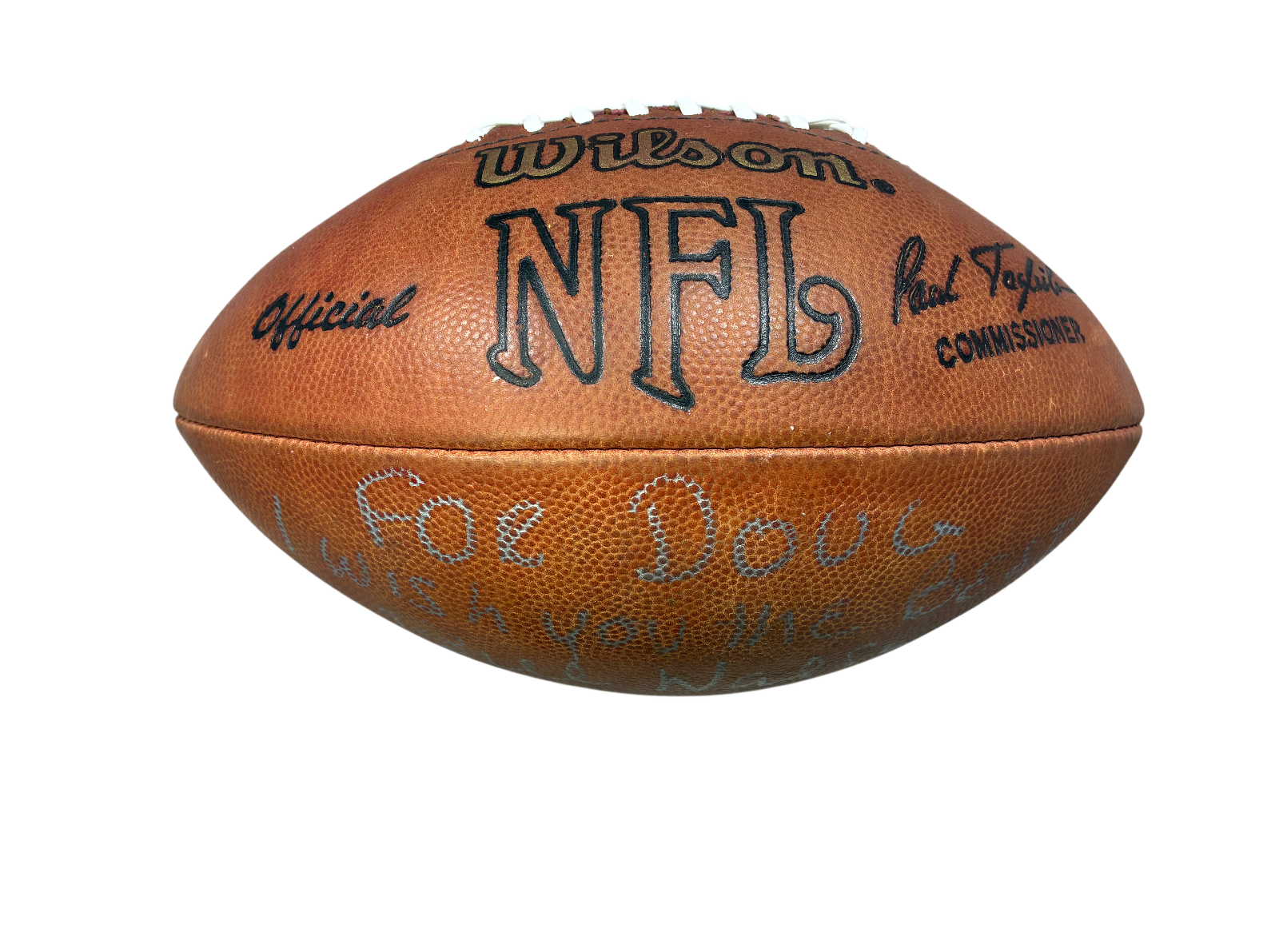 Bill Walsh Signed Autographed Football Game Ball/ Inscription 49ers Beckett COA