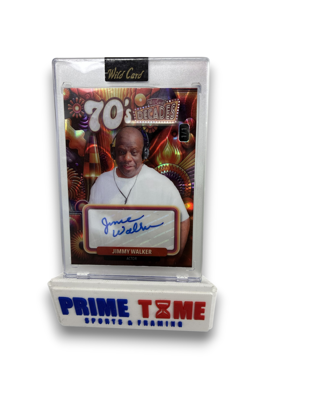 Jimmy Walker Signed Autographed 70's Decade Wild Card