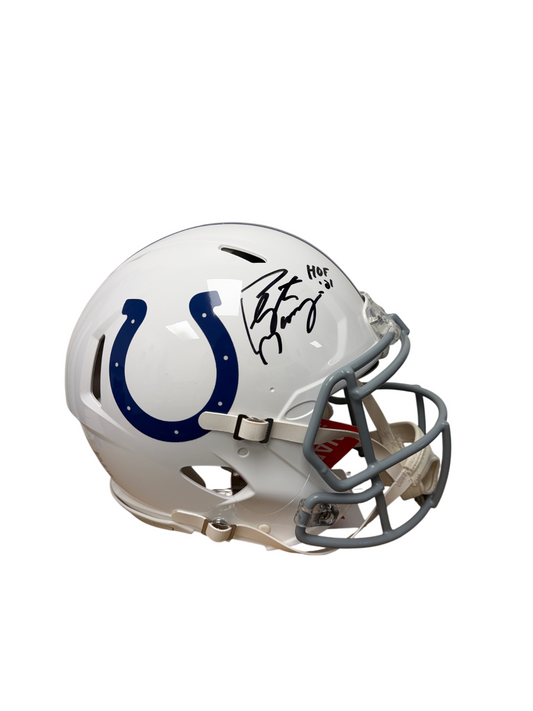 Peyton Manning Signed Autographed Colts Full Size Authentic Helmet Fanatics COA