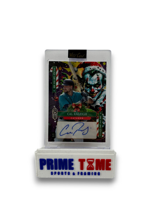 Cal Raleigh Seattle Mariners True 1/1 Auto - 2025 Wild Card Jokers Wild
