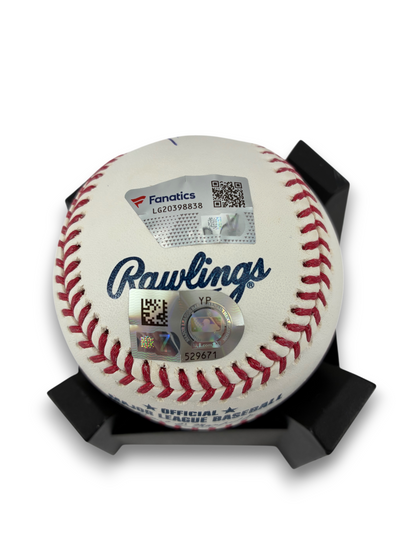 Jackson Holiday Signed Autographed Inscribed Rawlings Baseball MLB/ Fanatics