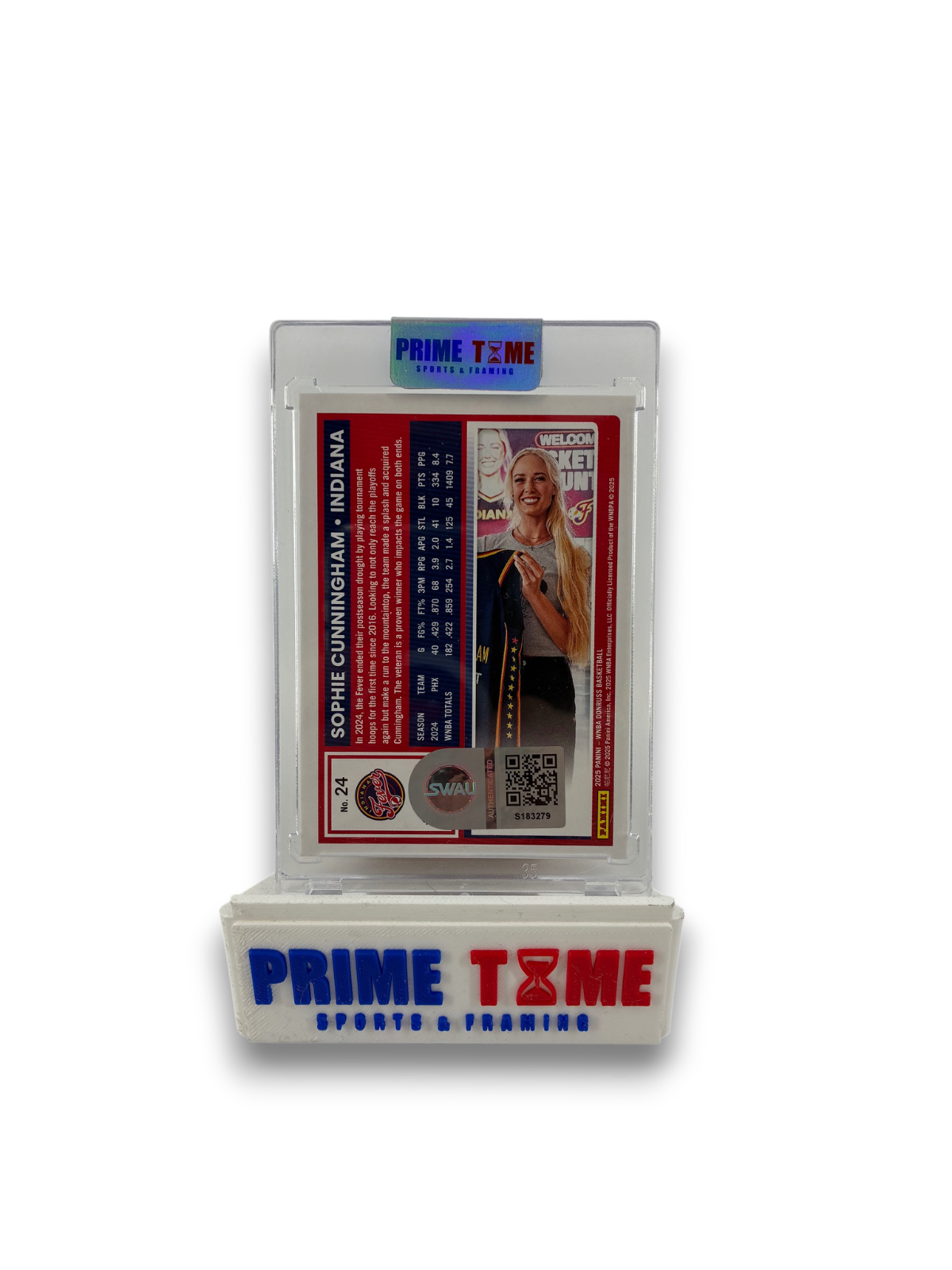 Sophie Cunningham Signed Autographed 2025 Panini Donruss WNBA Indiana Fever SWAU