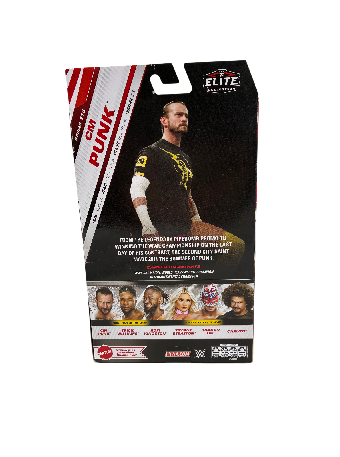 CM Punk Signed Autographed Series 113 Elite Figurine Fanatics Authentic