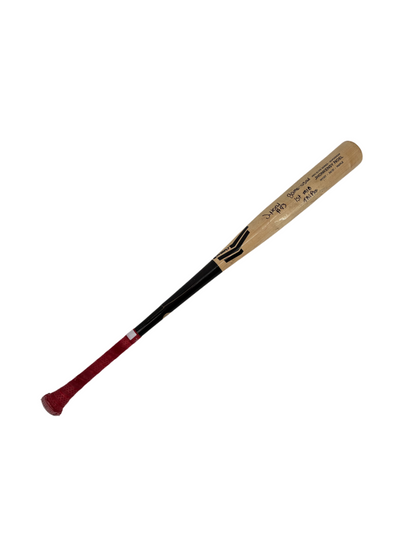 Jhonkensy Noel "Big Christmas" Signed Autographed Game Used Bat Prime Time COA