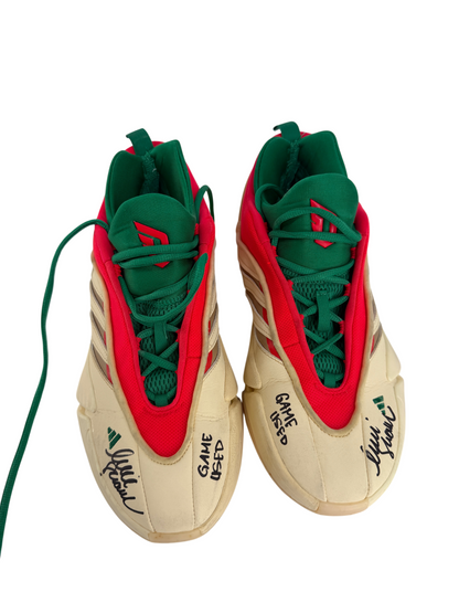 Sophie Cunningham Signed Autographed Game Used Fever Adidas Shoes Prime Time