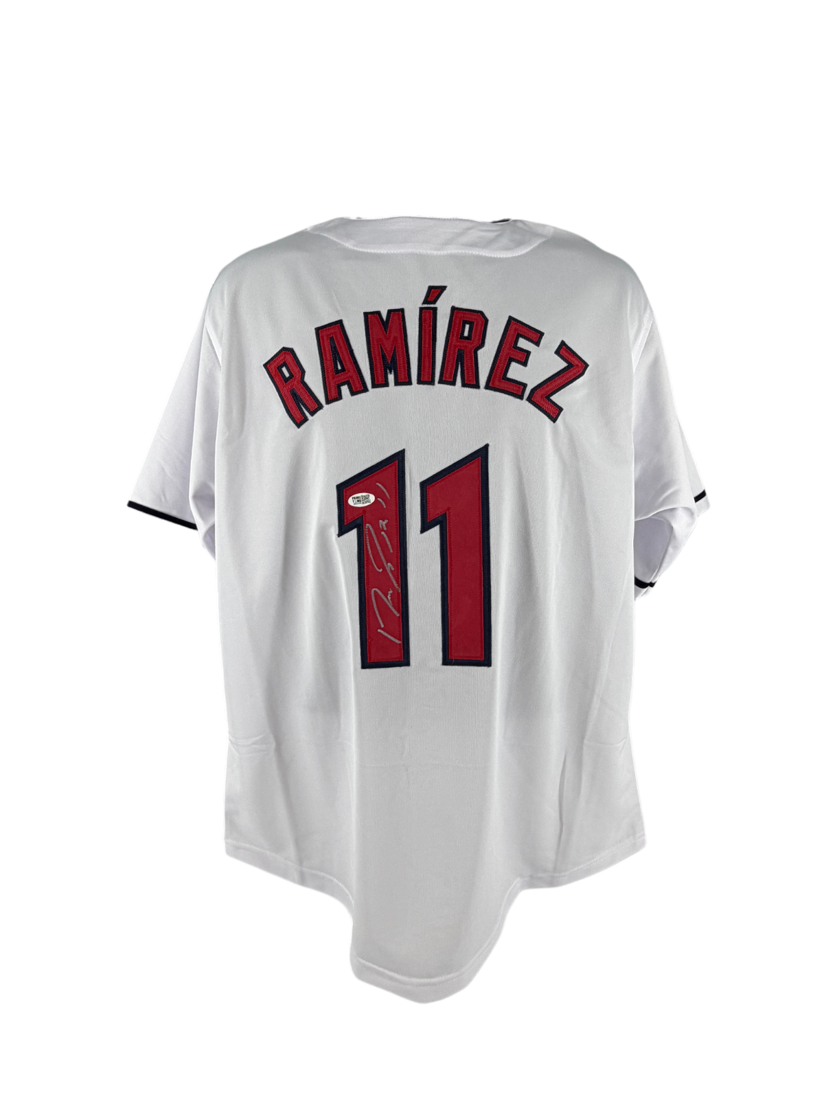 Jose Ramirez Signed Autographed Guardians Custom White Jersey Prime Time Witness