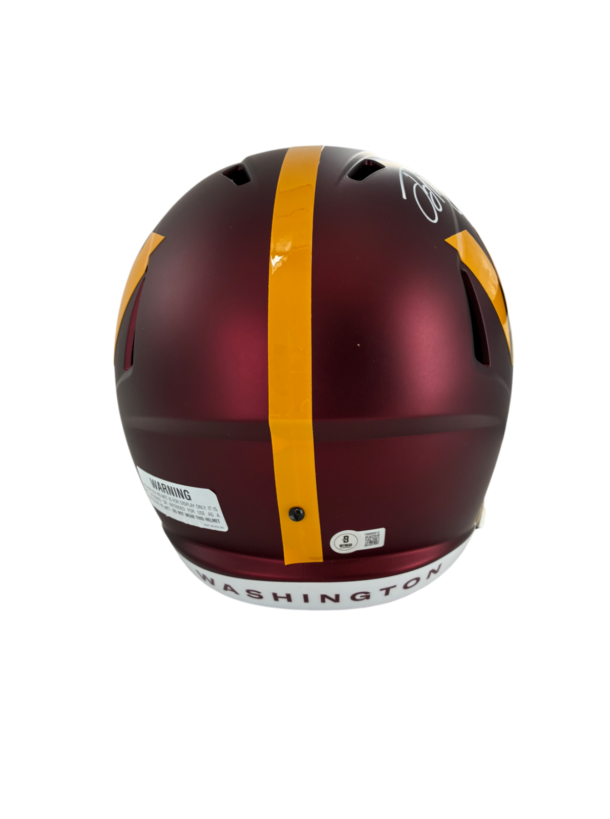 Terry McLaurin Signed Autographed Commanders Full Size Replica Helmet BAS COA