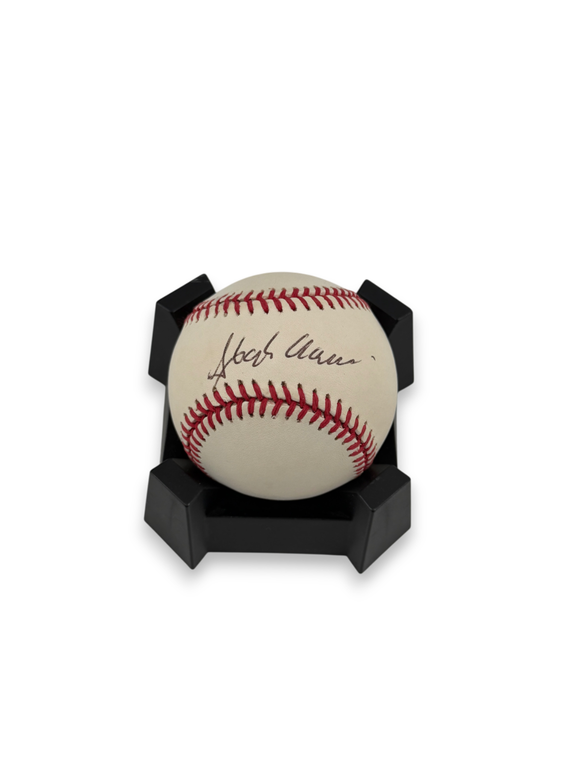 Hank Aaron Signed Autographed Baseball BAS COA
