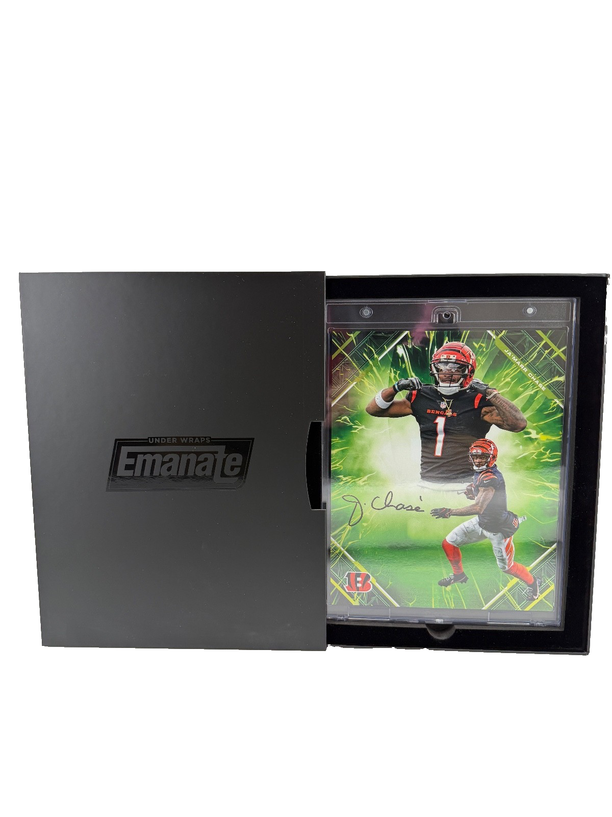 Jamar Chase Signed Autographed Bengals 8x10 Fanatics Emanate Authentic