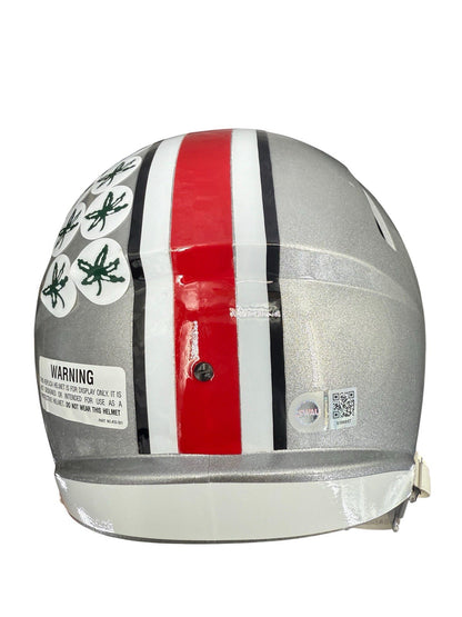 Jeremiah Smith Signed Autographed Buckeyes Replica Full Size Helmet Swau COA