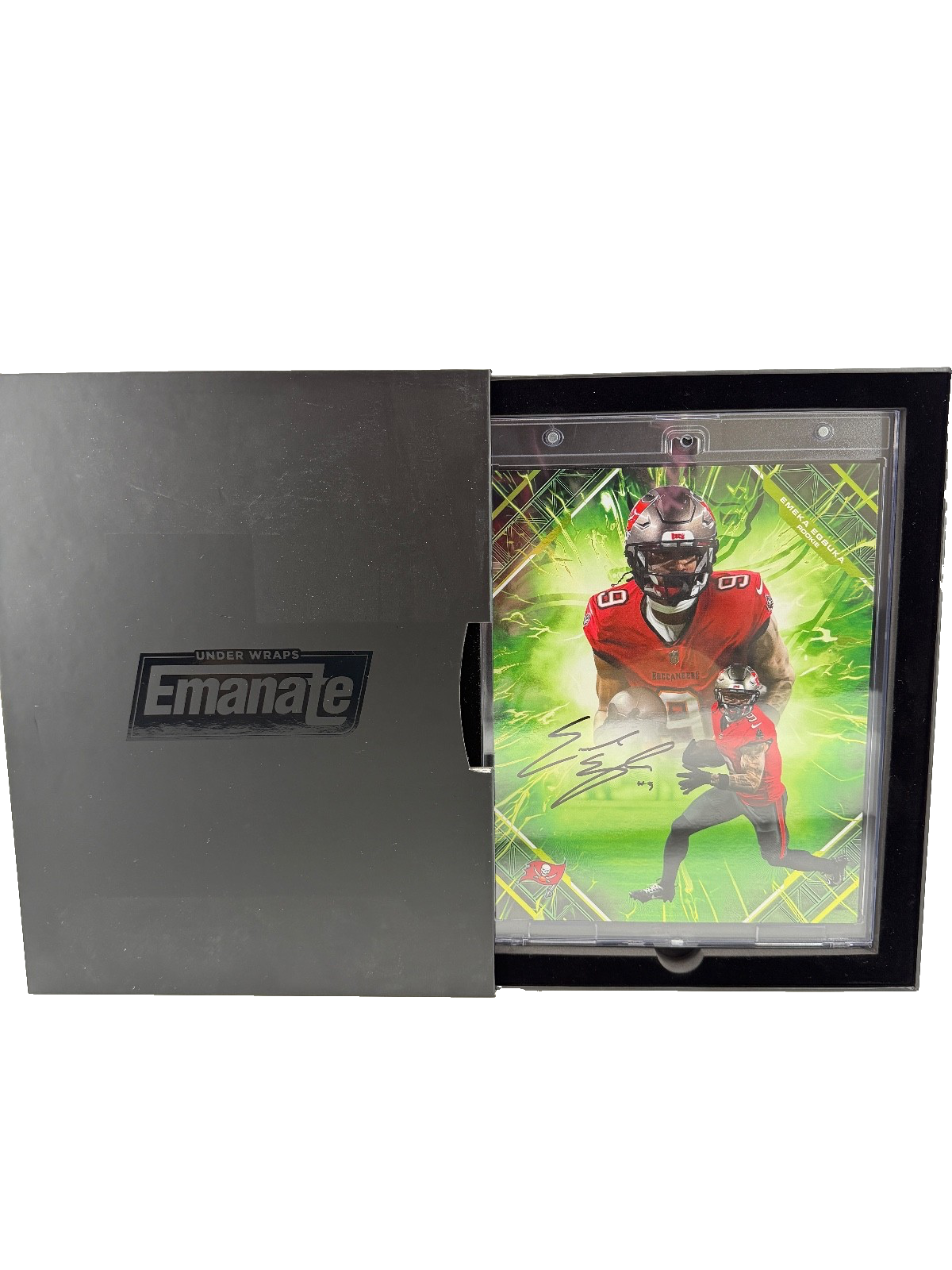 Emeka Egbuka Signed Autographed Bucs 8x10 Fanatics Emanate Authentic