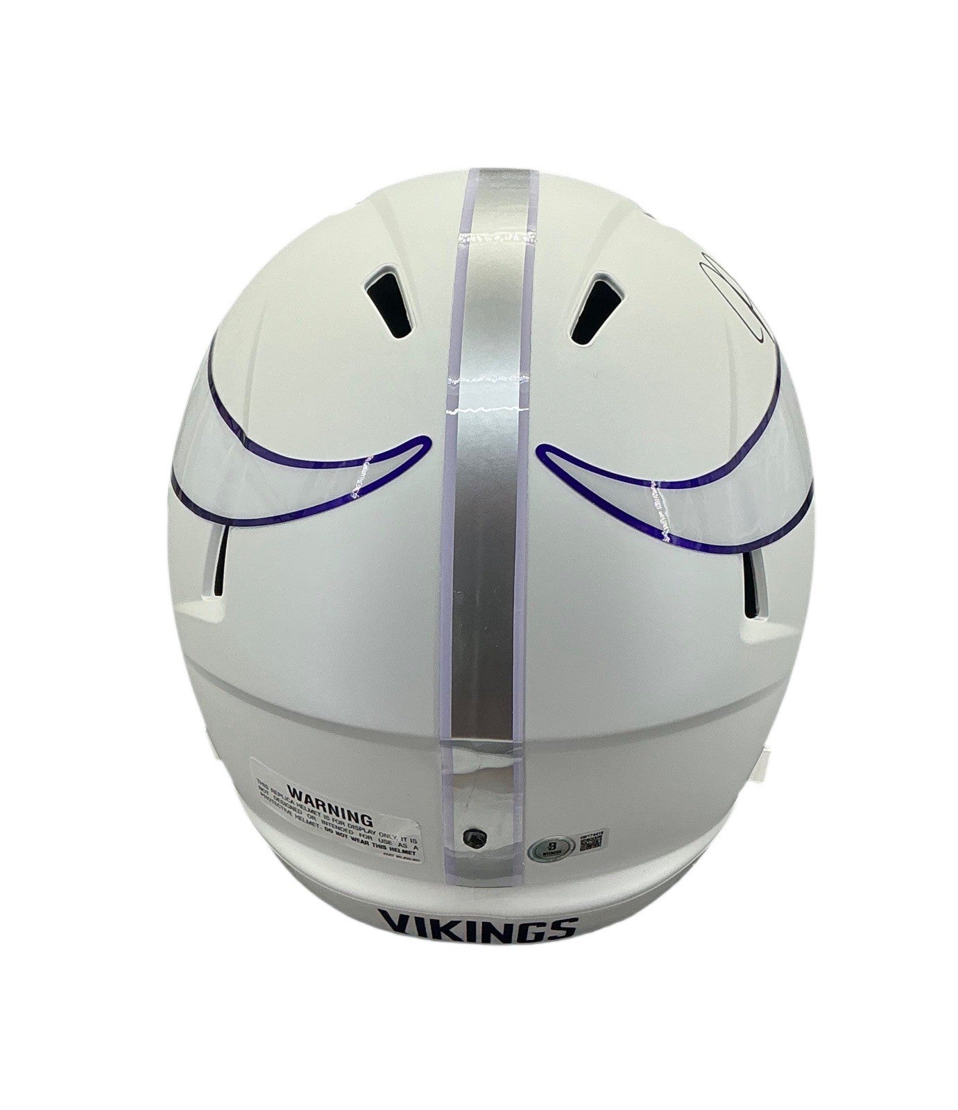 Justin Jefferson Signed Autographed Vikings Full Size Replica Helmet Beckett