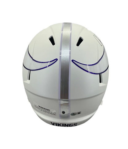 Justin Jefferson Signed Autographed Vikings Full Size Replica Helmet Beckett