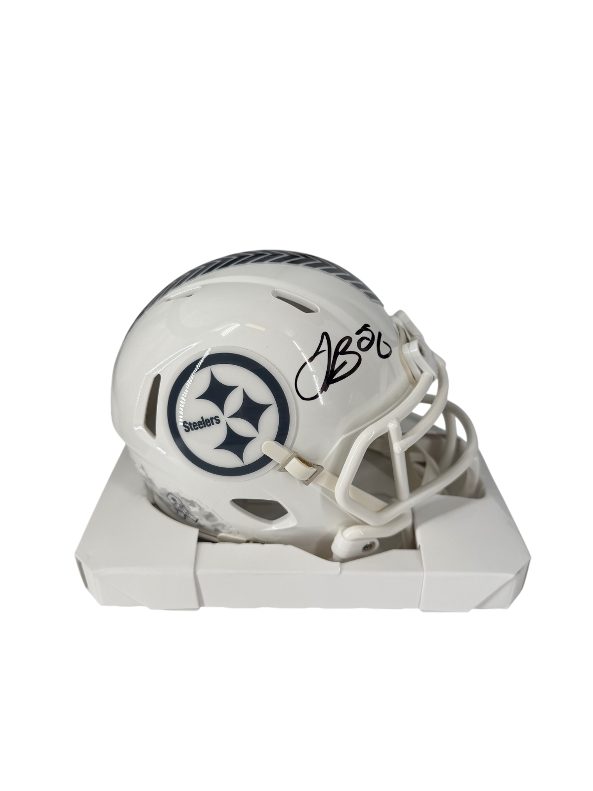 Le'Veon Bell Signed Autographed Steelers Salute Service Mini Helmet Prime Time