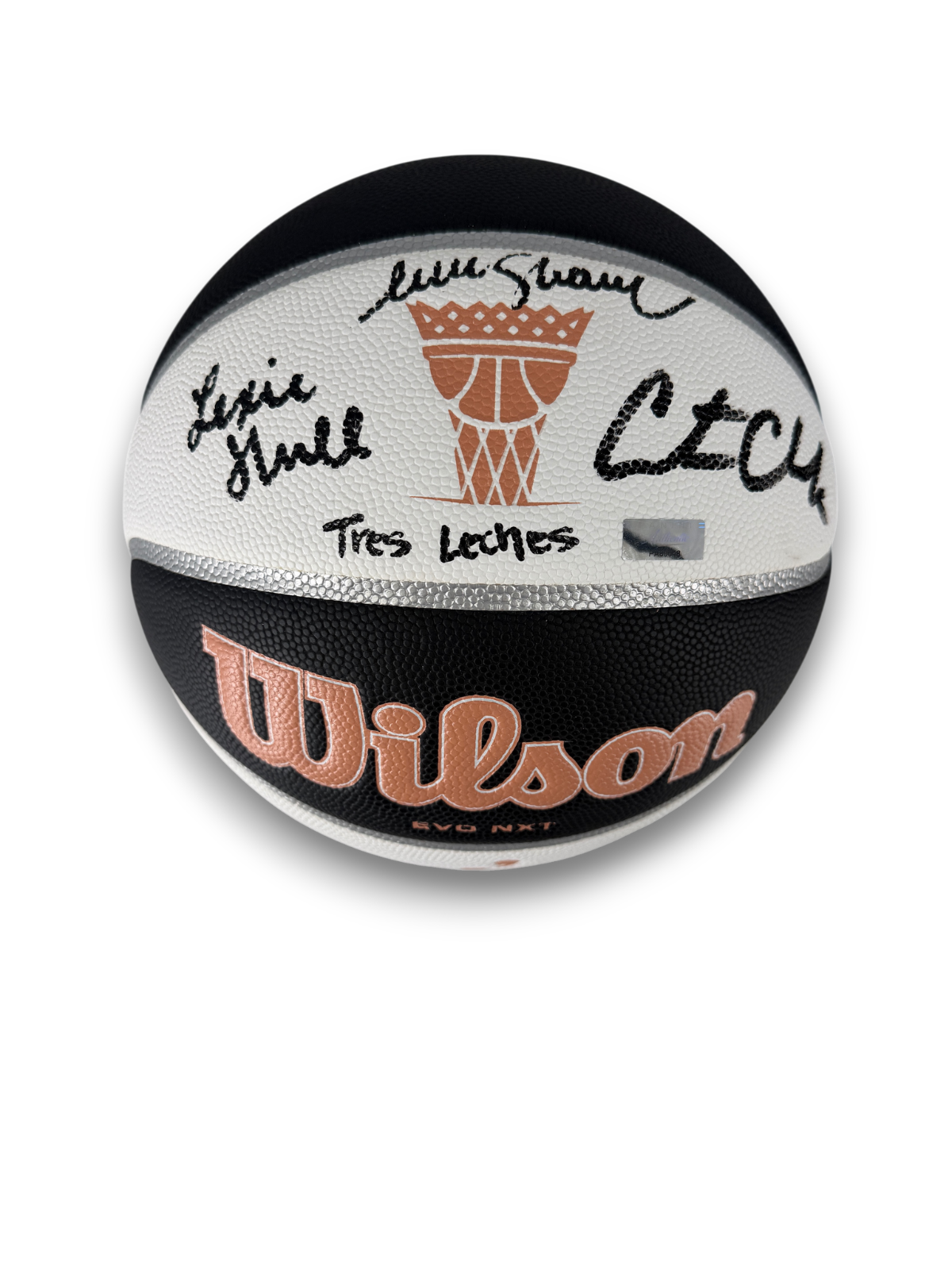 Catlin Clark Lexie Hull Sophie Cunningham Tres Leches Signed Fever Basketball