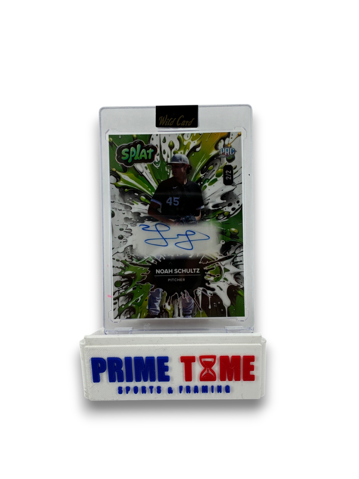 Noah Schultz Auto Wild Card Splat PRC 2/2