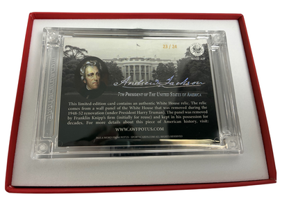 Andrew Jackson A Word From POTUS White House Relic
