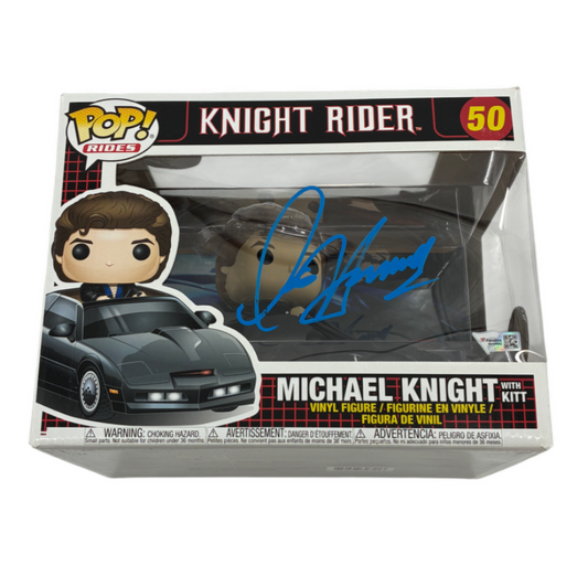 David Hasselhoff Signed Autographed Knight Rider Funk Pop BAS/Fanatics COA