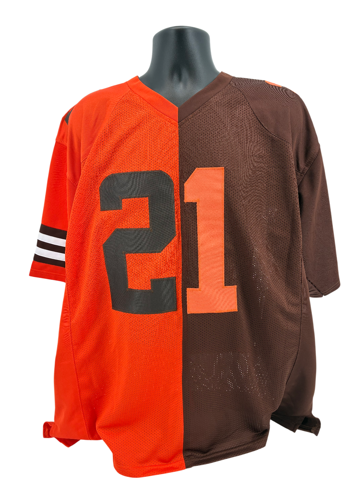Denzel Ward Signed Autographed Brown Cleveland Custom Jersey Prime Time Witness