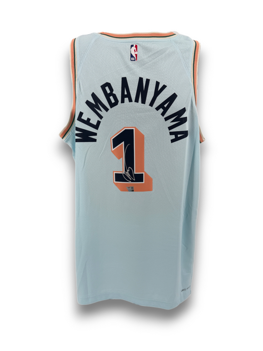 Victor Wembanyama Signed Autographed Viva Spurs Jersey Fanatics Authentic