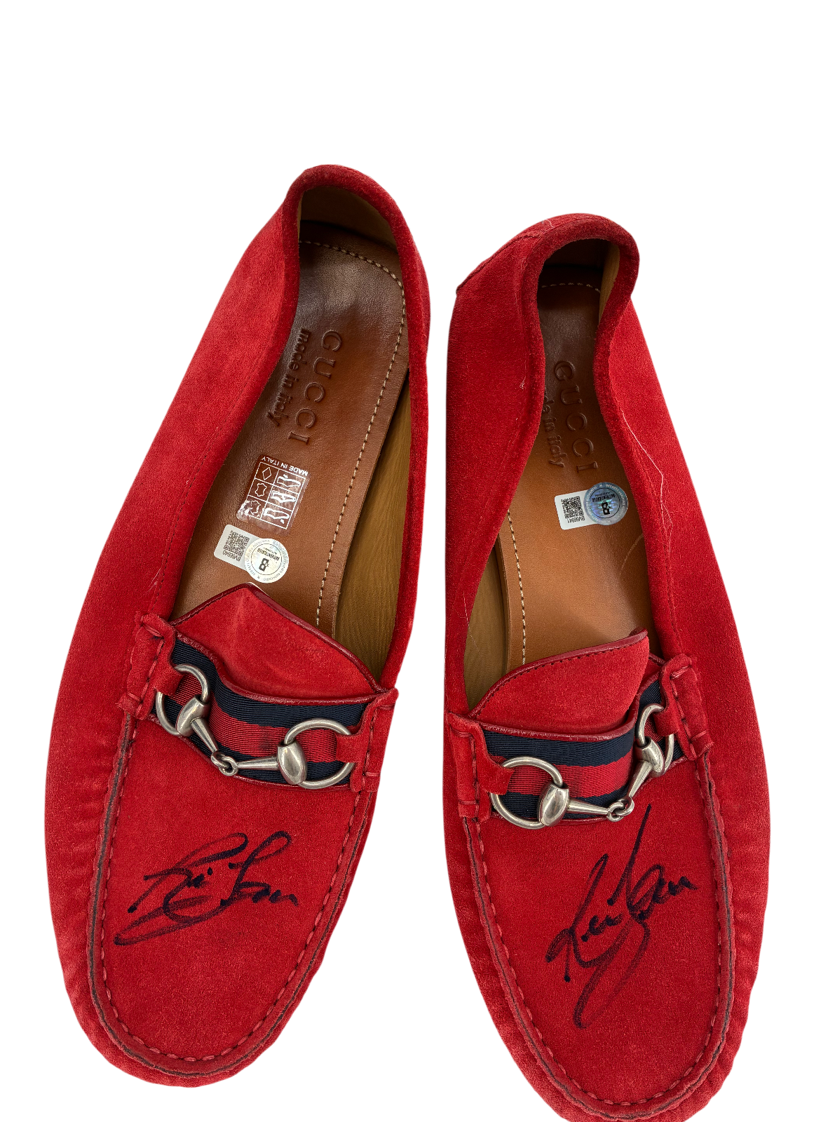 Ric Flair Signed Autographed Gucci Loafers BAS COA