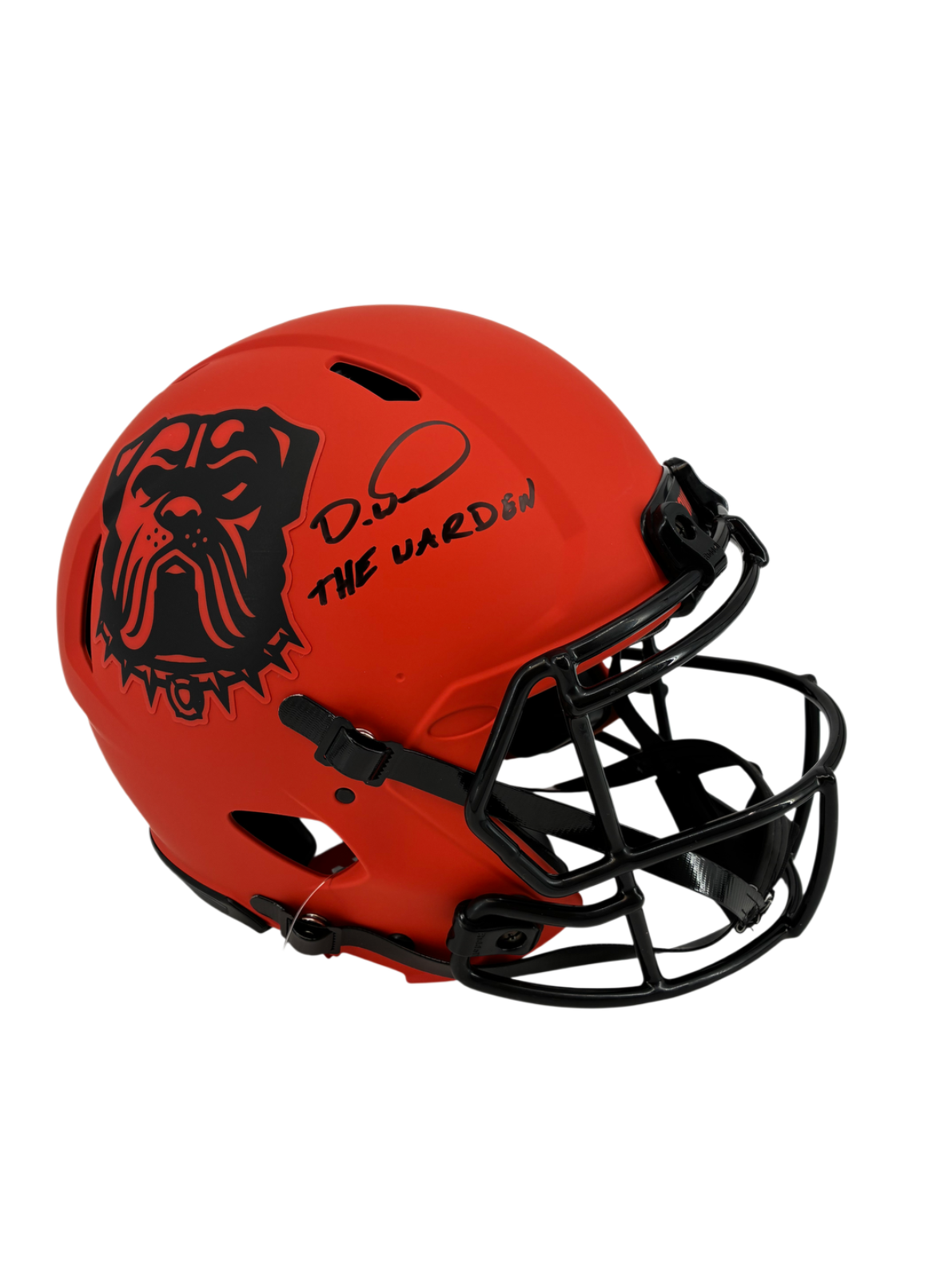 Denzel Ward Signed Autographed Inscribed Browns FS Helmet Prime Time Witness