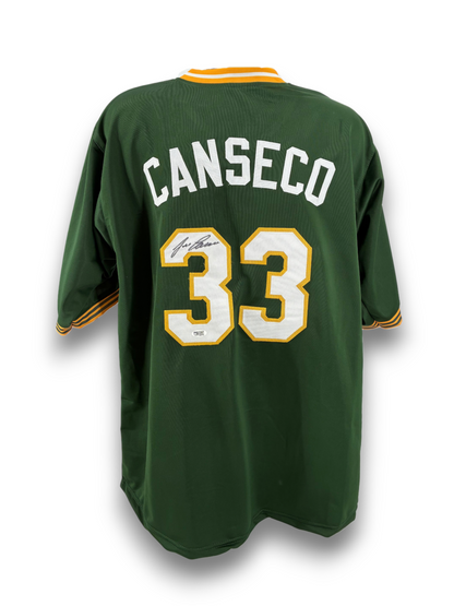 Jose Canseco Signed Autographed Oakland Athletics Custom Jersey Prime Time