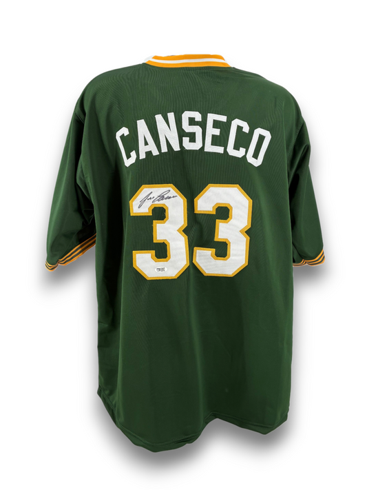 Jose Canseco Signed Autographed Oakland Athletics Custom Jersey Prime Time