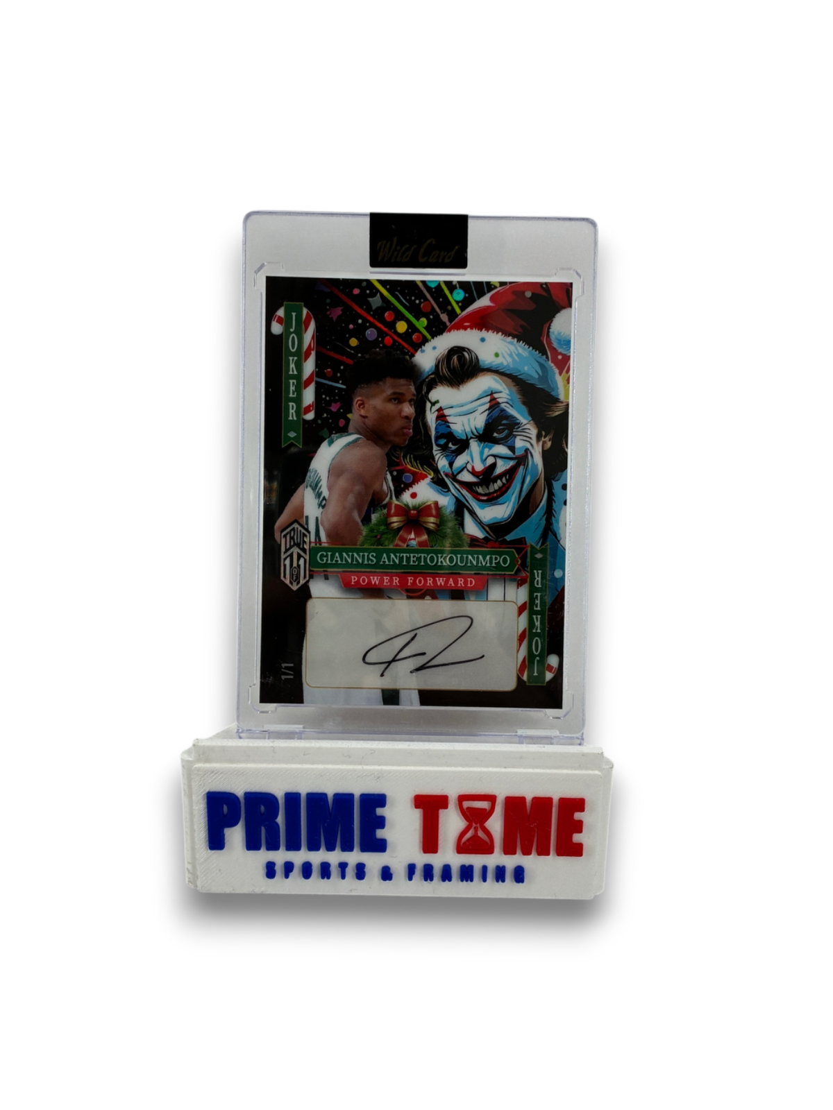 Giannis Antetokounmpo Bucks Auto Jokers Wild True 1 of 1