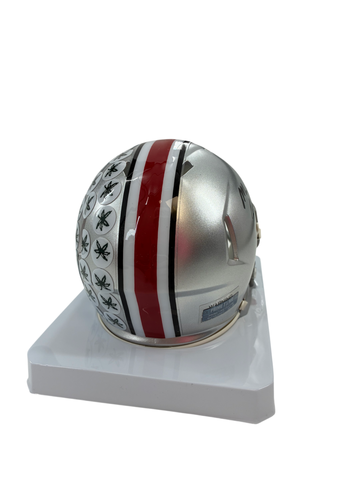 Mike Hall Signed Autographed Buckeyes Mini Helmet Prime Time Witness