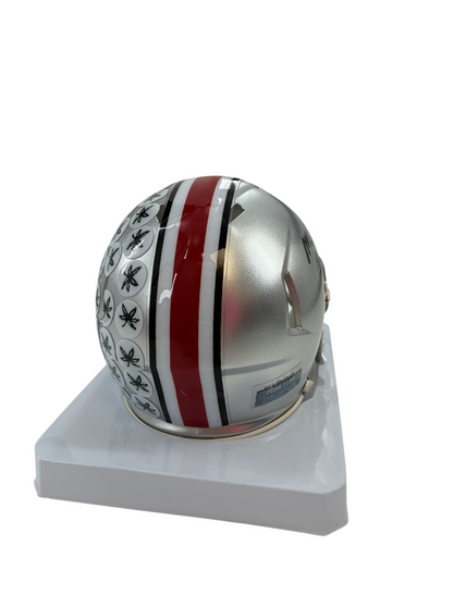 Mike Hall Signed Autographed Buckeyes Mini Helmet Prime Time Witness