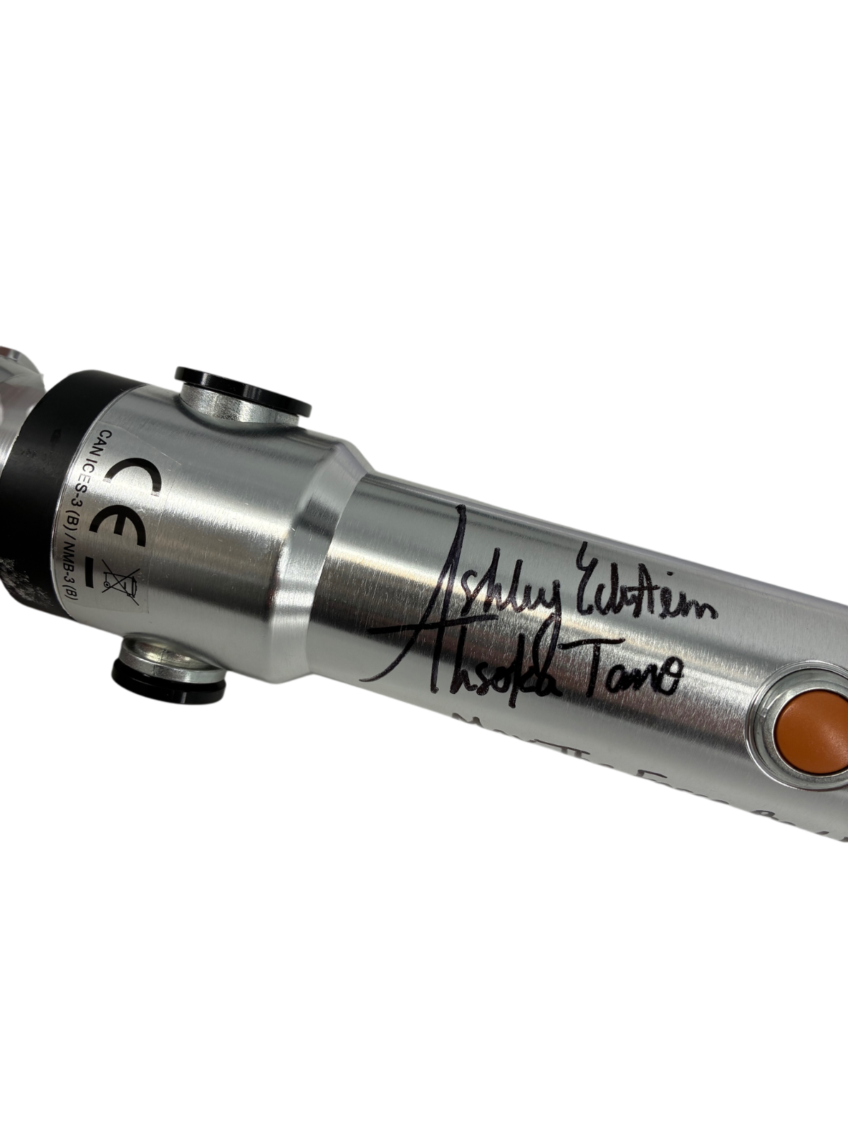 Ashley Ekstein Ahsoka Tano Signed Autographed Inscribed Lightsaber Beckett COA