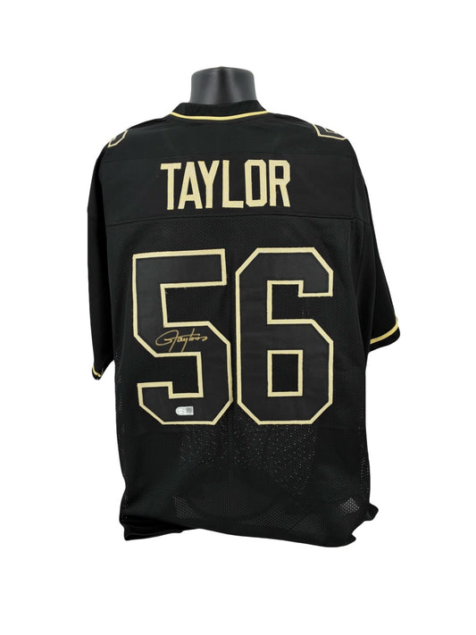 Lawrence Taylor Signed Autographed Giants Custom Jersey SWAU COA