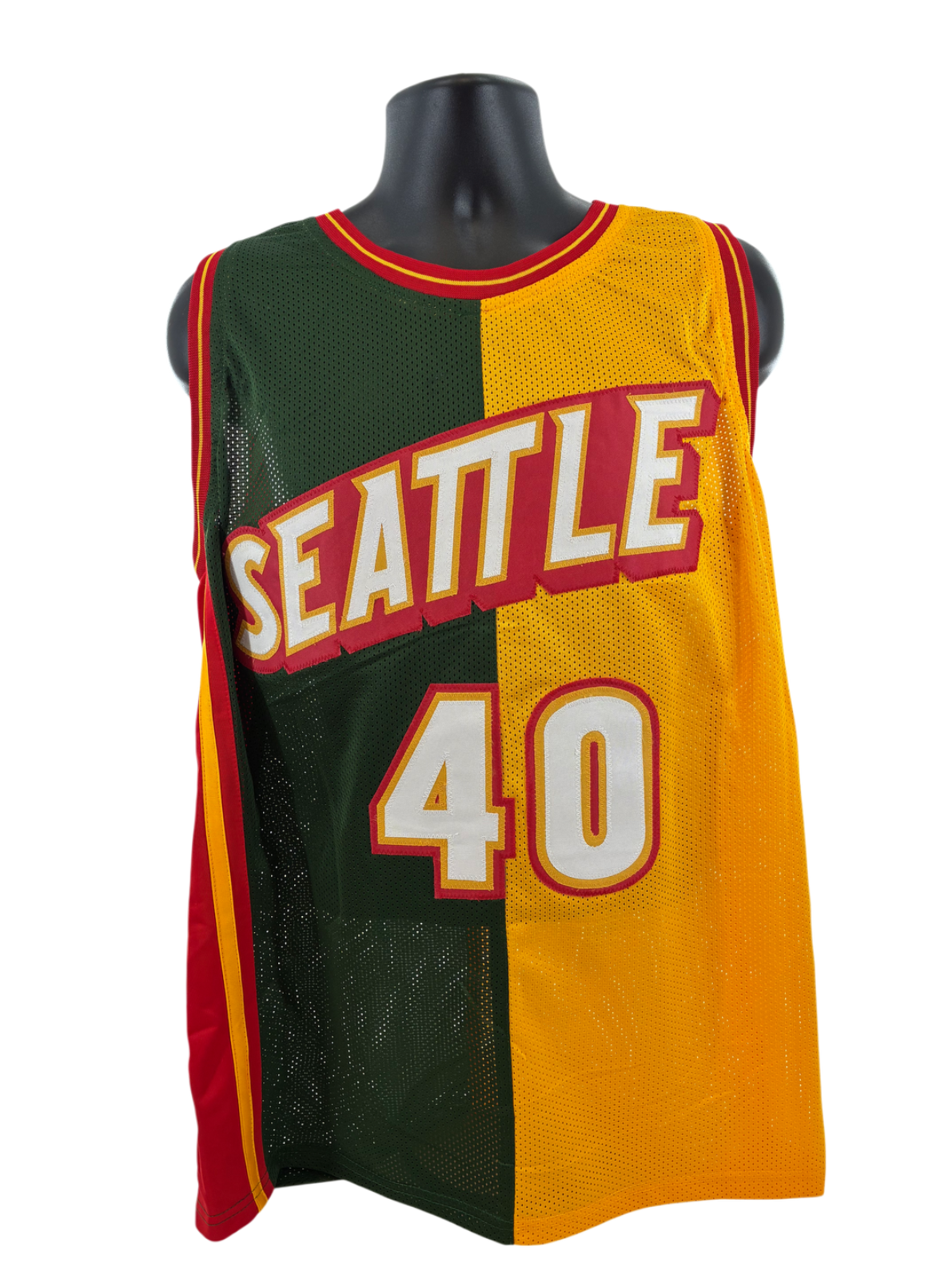 Shawn Kemp Signed Autographed Supersonics Custom Jersey SWAU COA