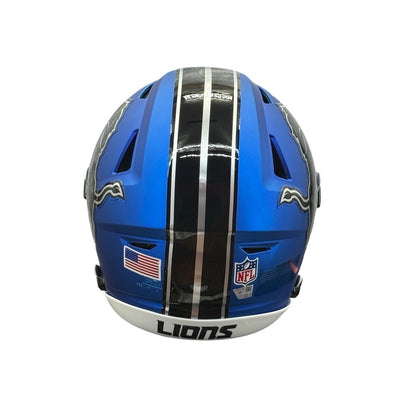 JAHMYR GIBBS SIGNED AUTOGRAPHED LIONS F/S SPEEDFLEX AUTHENTIC HELMET FANATICS